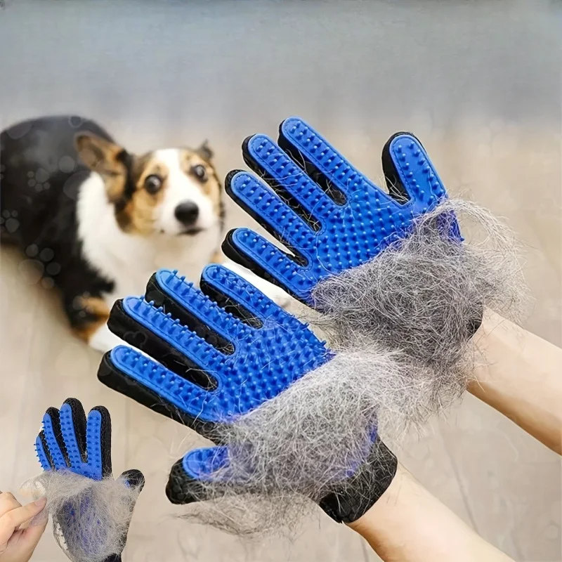 Pack 2 Cepillo Guante Mascotas